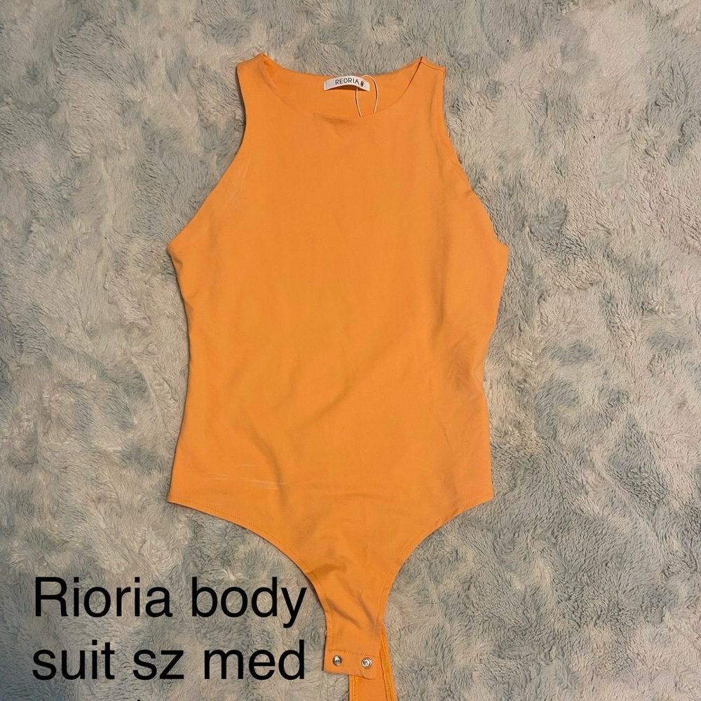 Women's Orange Bodysuit